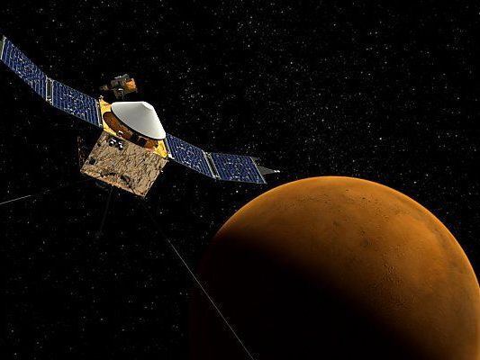 "Maven" soll die Mars-Atmosphäre erkunden "Maven" soll die Mars-Atmosphäre erkunden