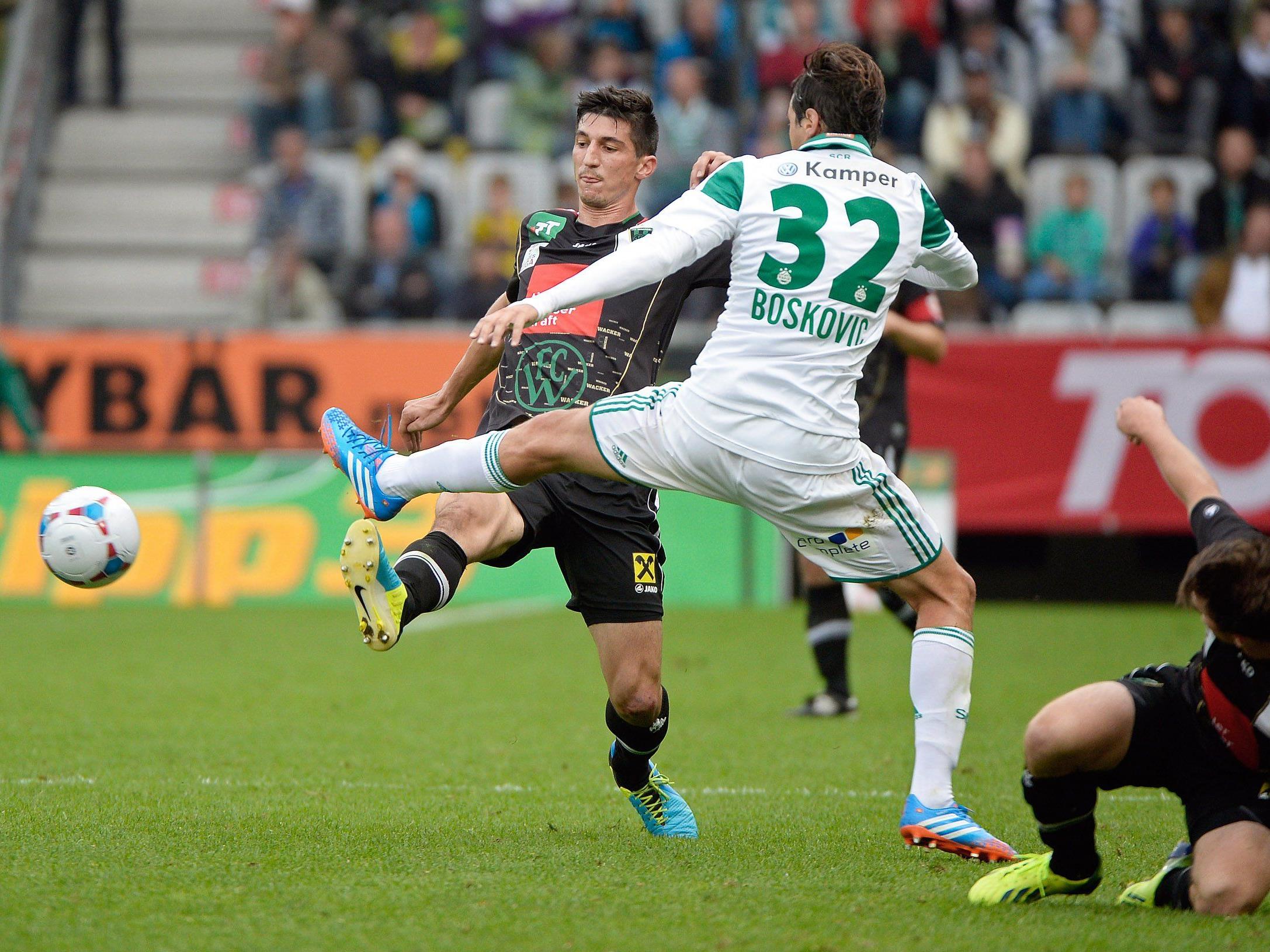 Live-Ticker zum Spiel SK Rapid Wien gegen FC Wacker Innsbruck ab 19 Uhr.