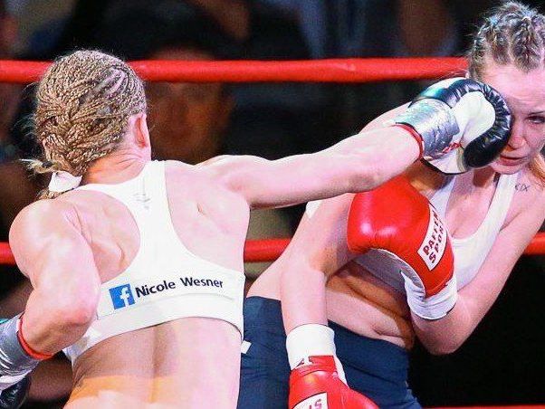 Nicole Wesner konnte in ihrem 4. Profikampf erneut siegen. Nicole Wesner konnte in ihrem 4. Profikampf erneut siegen.