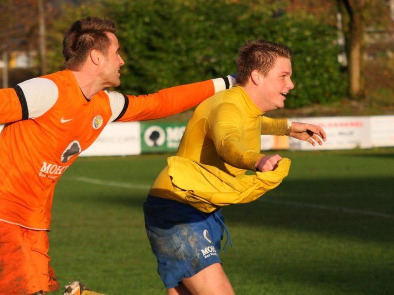 Johannes Klammer erzielte das entscheidende Tor im Penaltyschießen gegen SW Bregenz. Johannes Klammer erzielte das entscheidende Tor im Penaltyschießen gegen SW Bregenz.