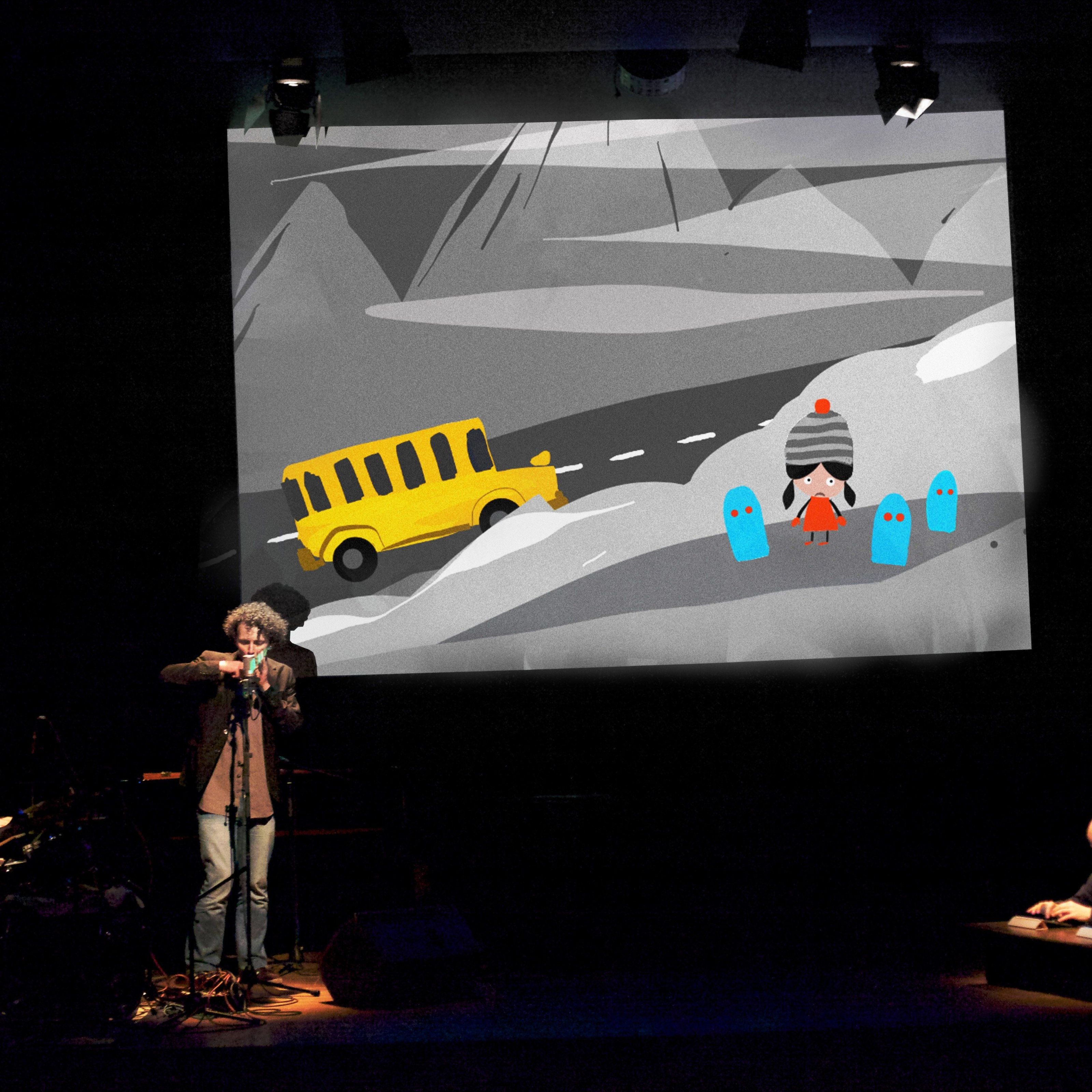 Theresas Traum. Eine Abenteuer-geschichte des Theaterkollektivs Tetete erzählt mit Musik, Stimme und Live-Zeichentrick. Theresas Traum. Eine Abenteuer-geschichte des Theaterkollektivs Tetete erzählt mit Musik, Stimme und Live-Zeichentrick.