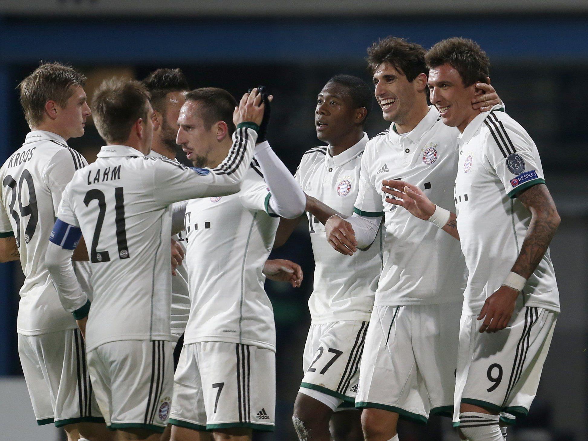 Bayern München und David Alaba feierten einen knappen 1:0-Sieg in Pilsen.