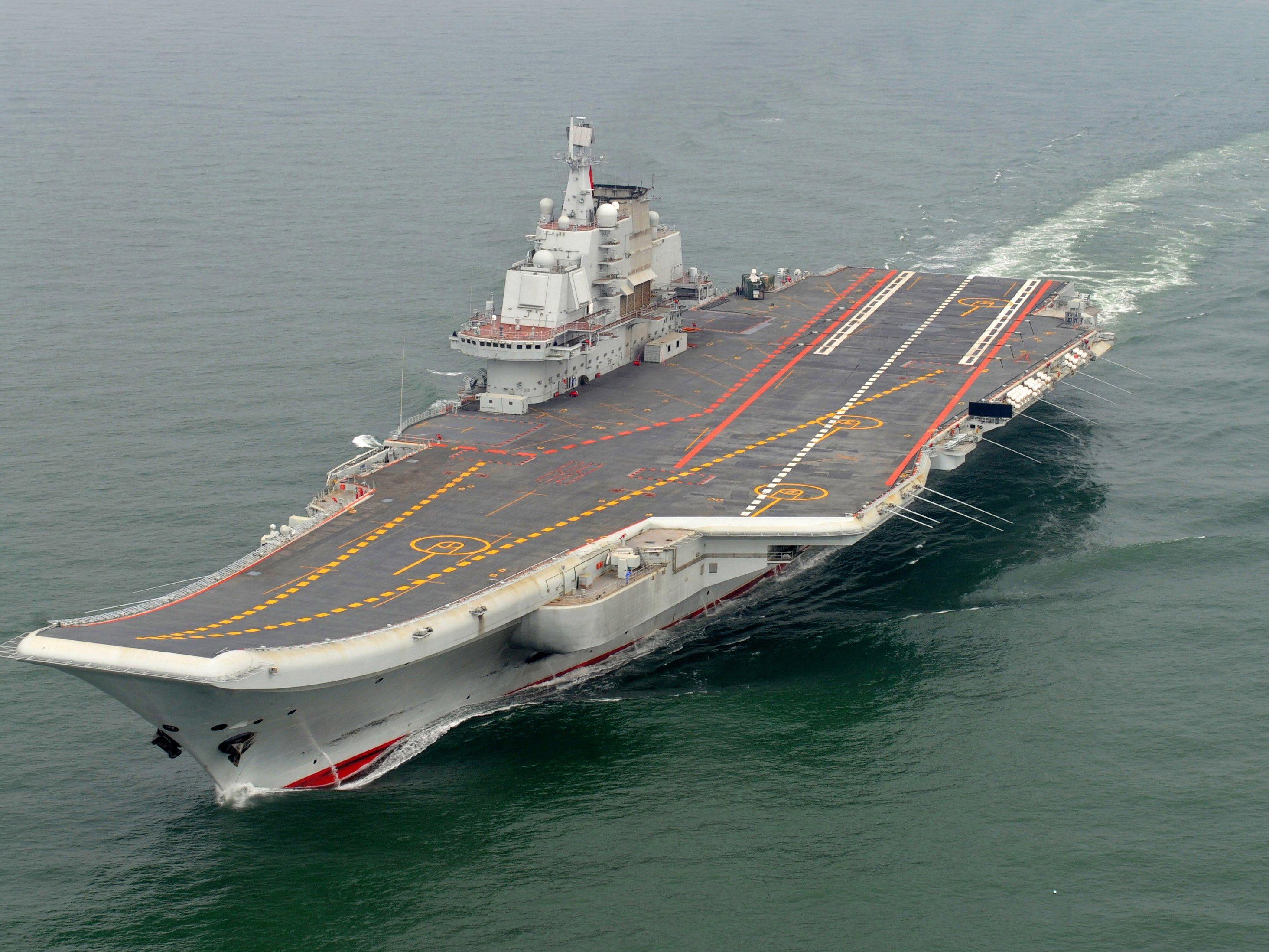 Chinesischer Flugzeugträger nahm Kurs auf umstrittenes Gebiet.