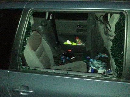 Autoeinbruch in Wien-Hietzing. Autoeinbruch in Wien-Hietzing.