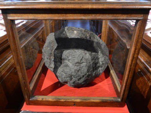 Nur für kurze Zeit zu sehen: Der Meteorit von Ensisheim.