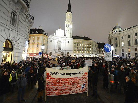 7.000 Studenten gingen in Wien auf die Straße