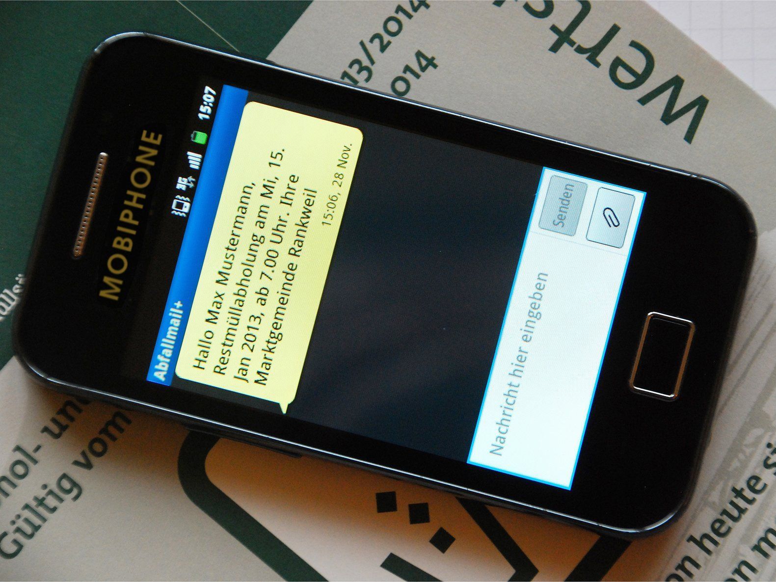 Abfall-Erinnerung per SMS oder E-Mail: Ab sofort für alle Haushalte in Rankweil verfügbar. Abfall-Erinnerung per SMS oder E-Mail: Ab sofort für alle Haushalte in Rankweil verfügbar.