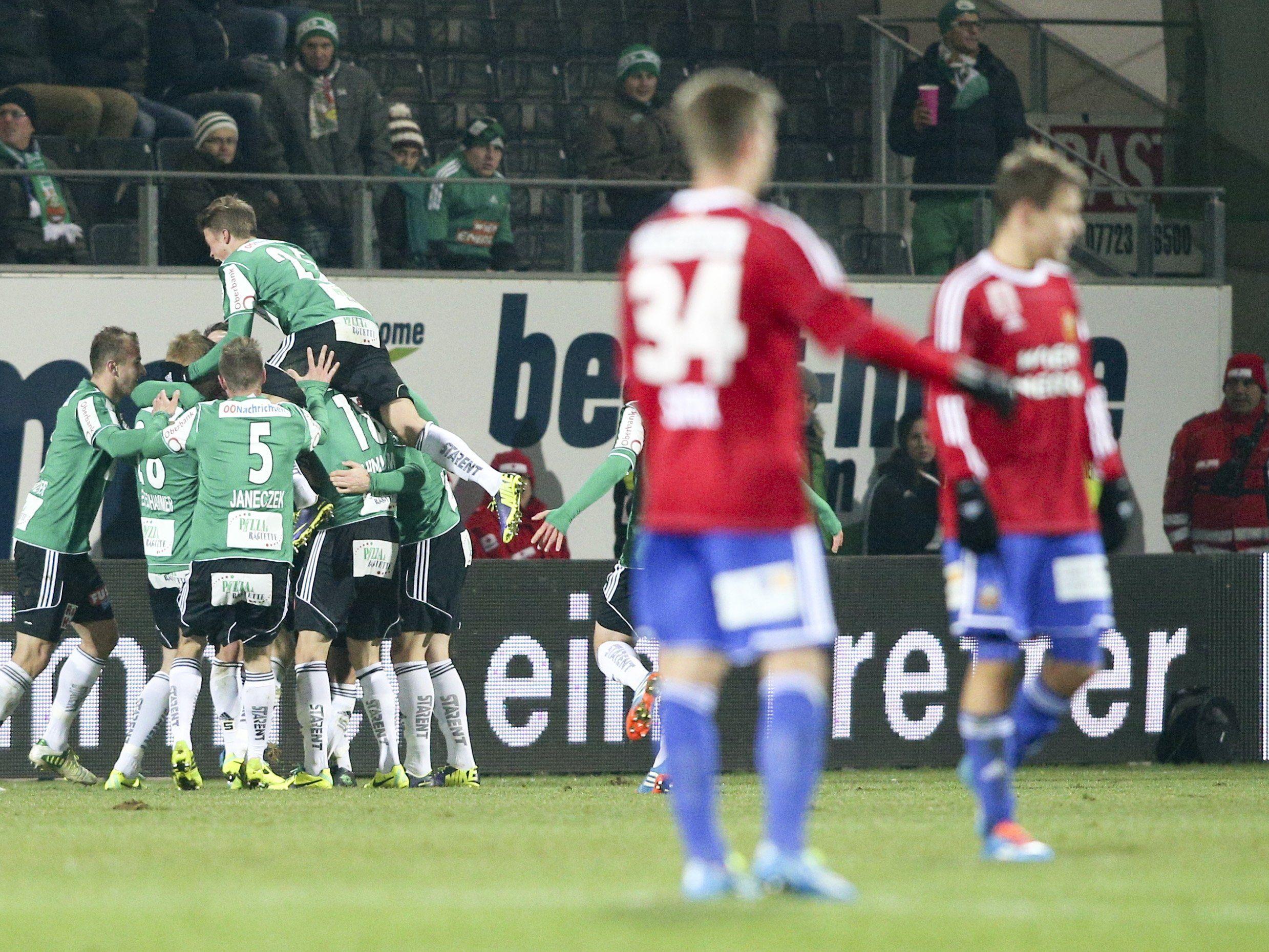 Rapid Wien unterlag in Ried mit 0:2.