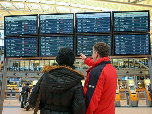 Am Flughafen Hamburg wurden zahlreiche Fluge gecancelt