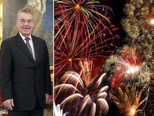 Wird Bundespräsident Heinz Fischer auf die Forderung nach einem Feuerwerk-Verbot reagieren?