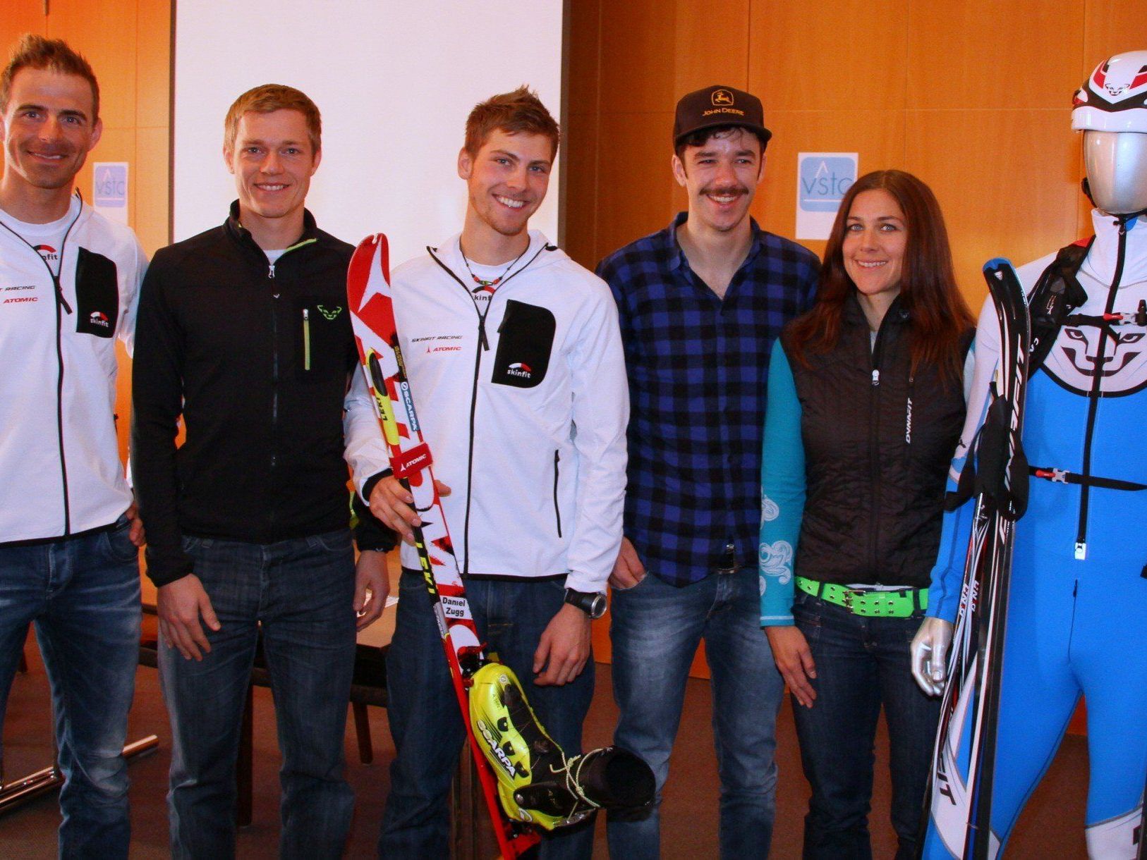 Die fünf Topathleten im Skibergsteigen: Michaela Feurle, Daniel Zugg, Johannes Graf, Patrick Innerhofer, Martin Hämmerle. Die fünf Topathleten im Skibergsteigen: Michaela Feurle, Daniel Zugg, Johannes Graf, Patrick Innerhofer, Martin Hämmerle.