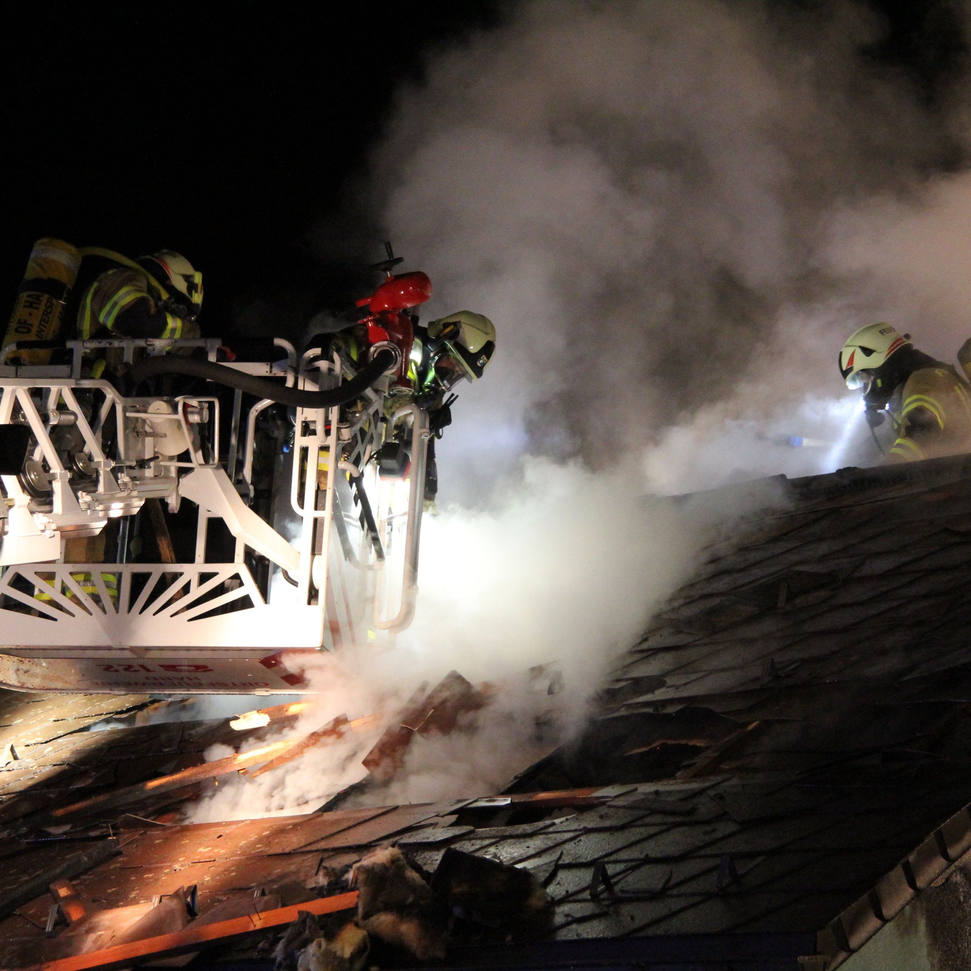 Dachstuhlbrand in Höchst Dachstuhlbrand in Höchst
