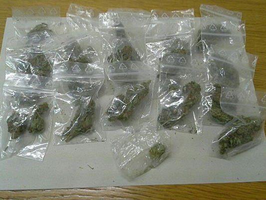 Diese abgepackten Cannabis-Säckchen hatte der 19-Jährige bei sich