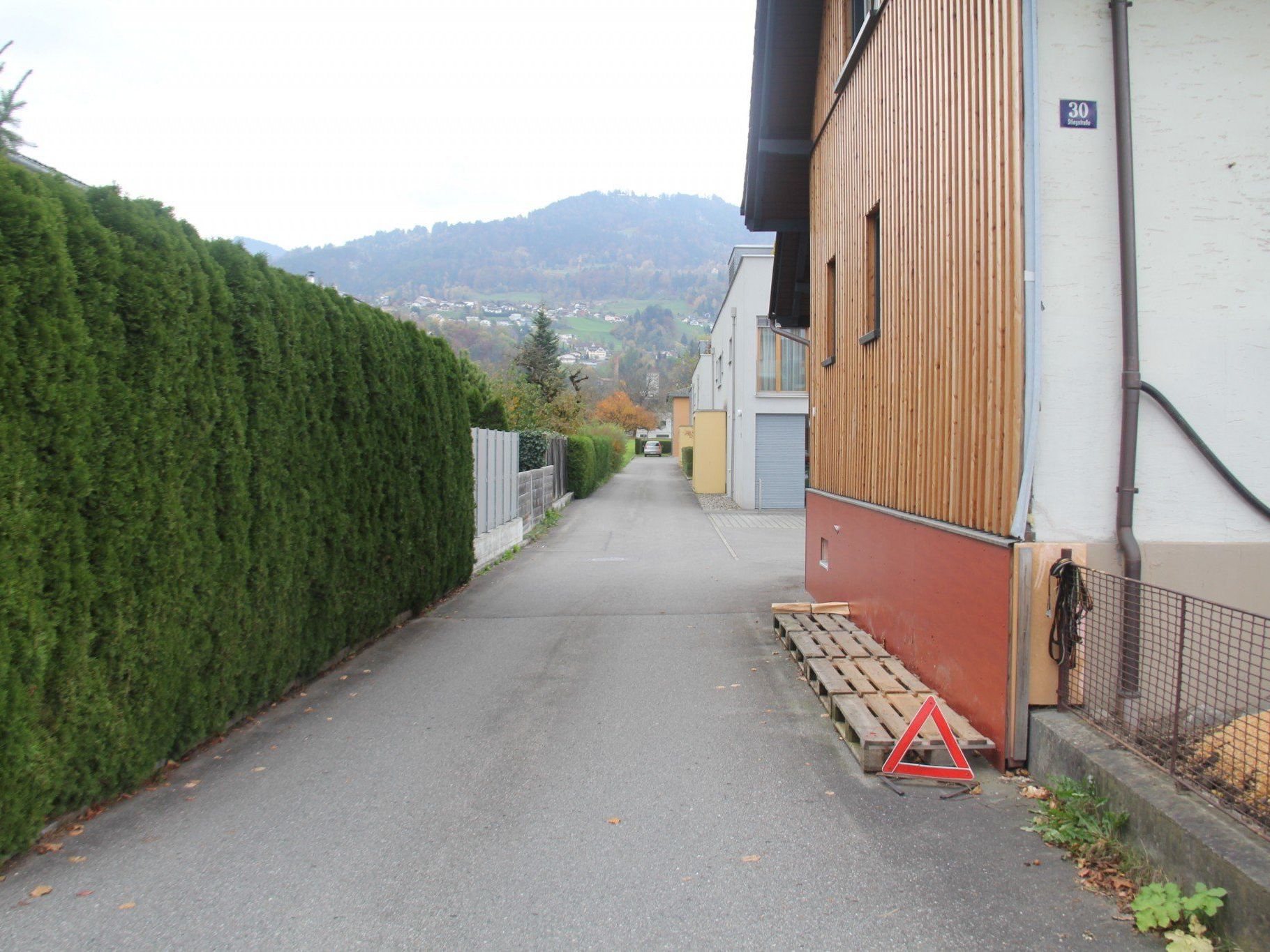 VOL.AT stellt die Straßen Vorarlbergs in einer großen Serie vor. - Im Bild die Stiegstraße. VOL.AT stellt die Straßen Vorarlbergs in einer großen Serie vor. - Im Bild die Stiegstraße.