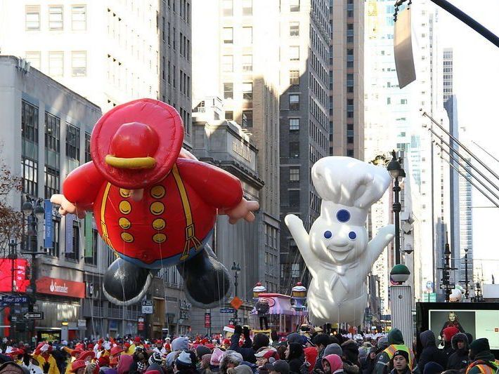 Millionen Menschen bei der New Yorker "Thanksgiving Day Parade" Millionen Menschen bei der New Yorker "Thanksgiving Day Parade"