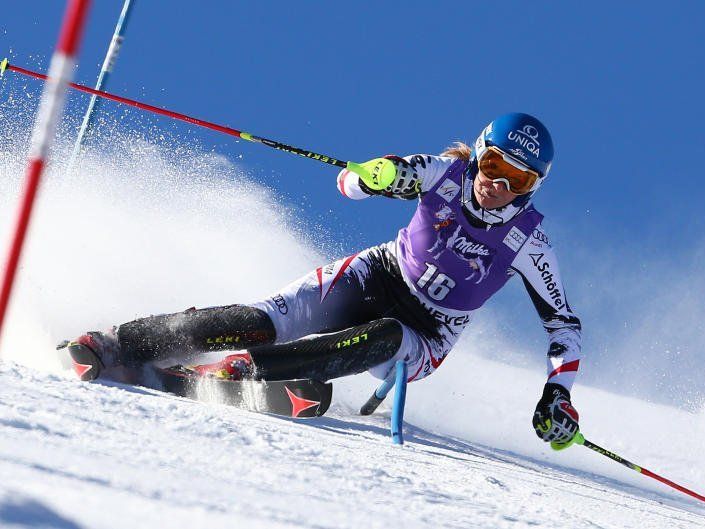 Marlies Schild holt in Courchevel 34. Rekord-Slalomsieg Marlies Schild holt in Courchevel 34. Rekord-Slalomsieg