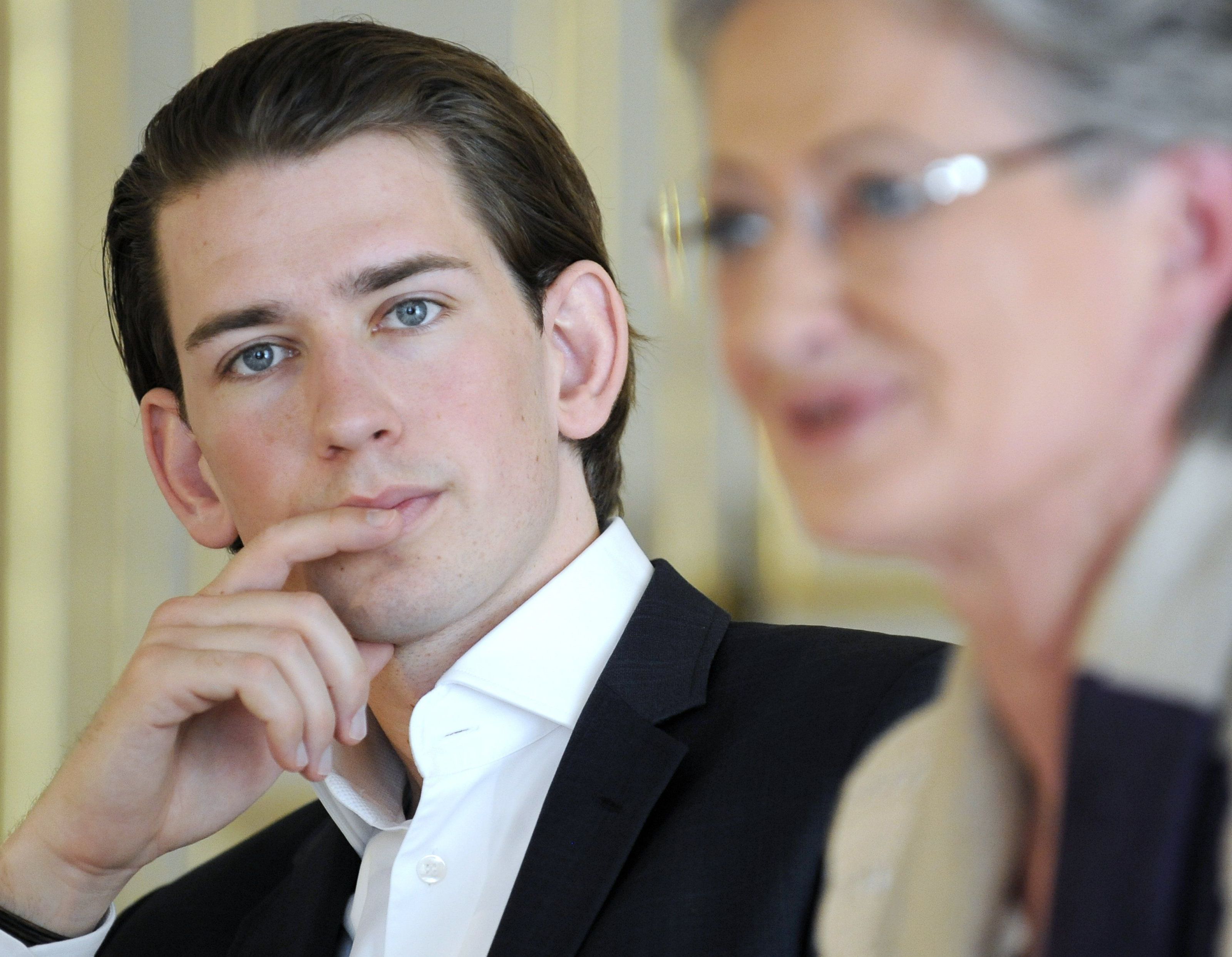 Sebastian Kurz - der große Hoffnungsträger in der ÖVP. Sebastian Kurz - der große Hoffnungsträger in der ÖVP.