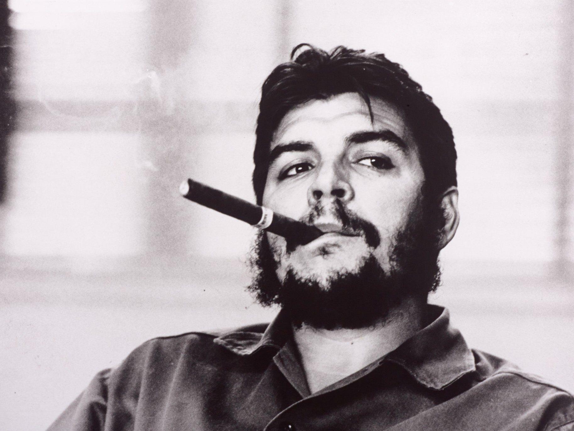 Viele von René Burris Werken wie jenes von Che Guevara mit Zigarre sind weltberühmt.