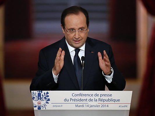 Hollande zeigte sich teilweise gesprächsfreudig