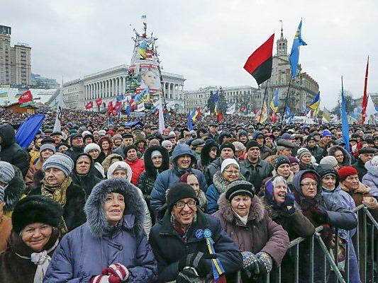 Wochenlange Proteste in der Ukraine