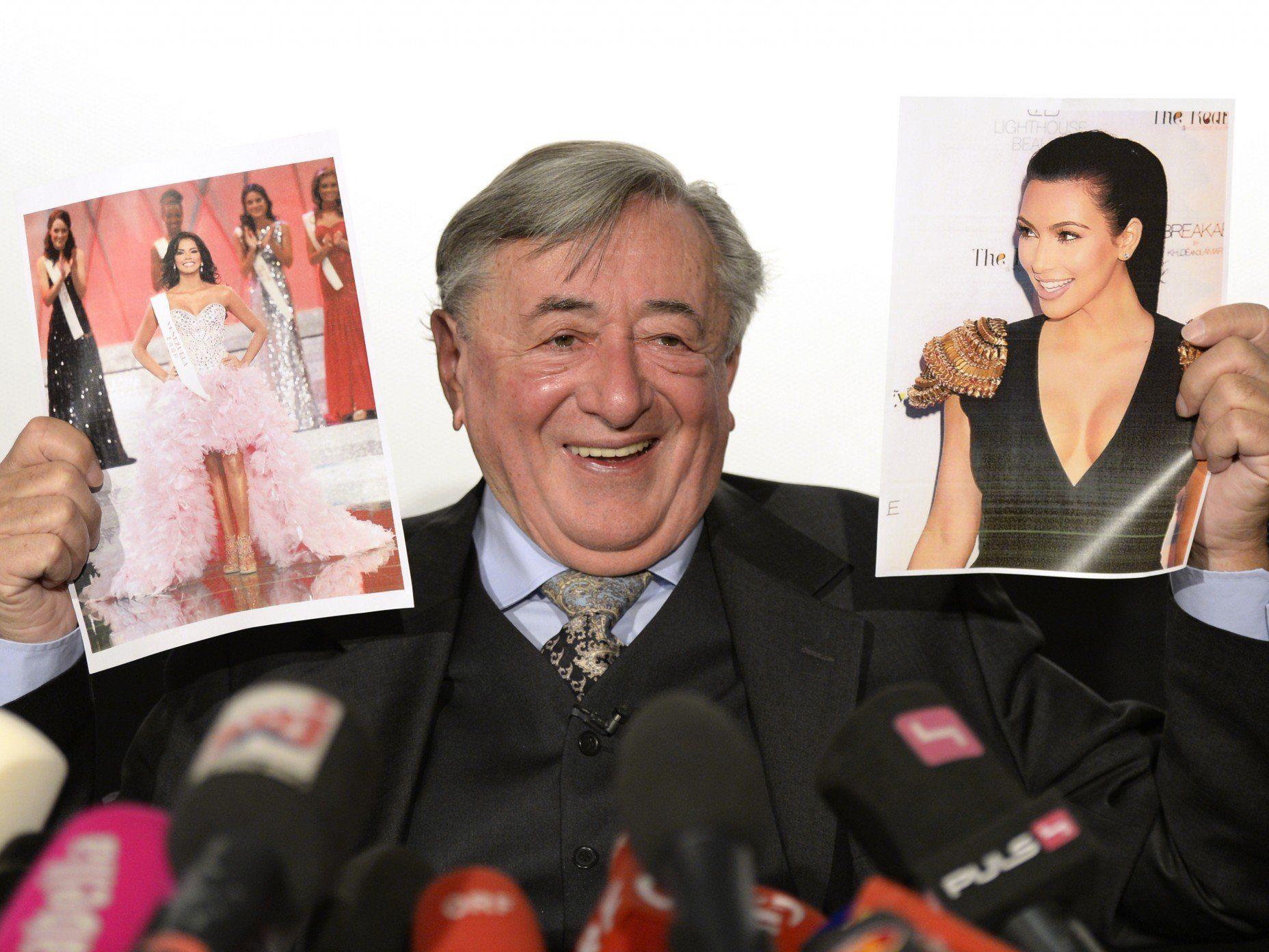 Richard Lugner freut sich auf Kim Kardashian, die ihn auf den Opernball 2014 begleiten wird.