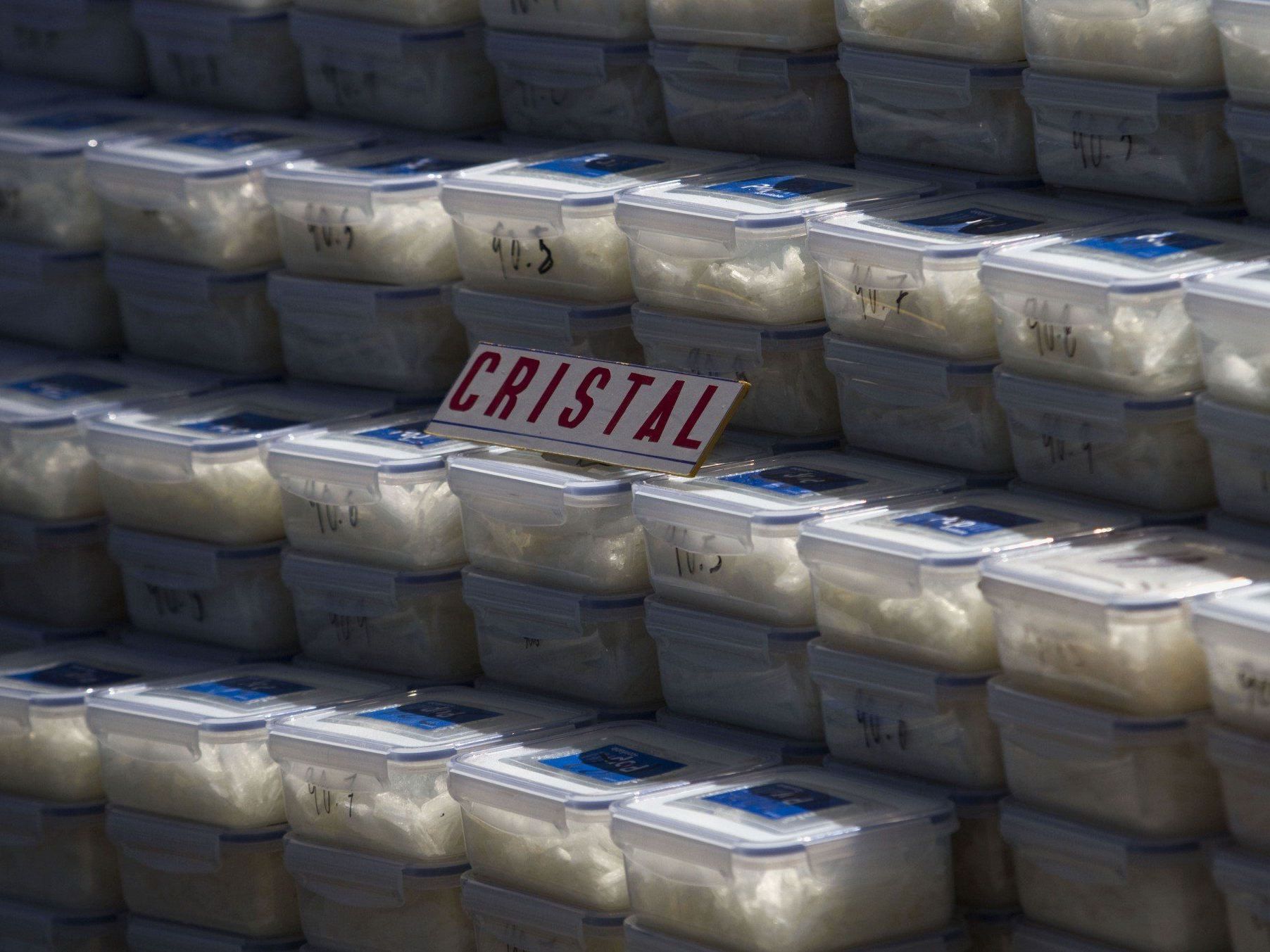 In Oberösterreich stellte die Polizei ein größere Menge von Crystal Meth sicher. In Oberösterreich stellte die Polizei ein größere Menge von Crystal Meth sicher.