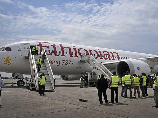 Einer der Ethiopian Airlines' Boeing 787 Dreamliner