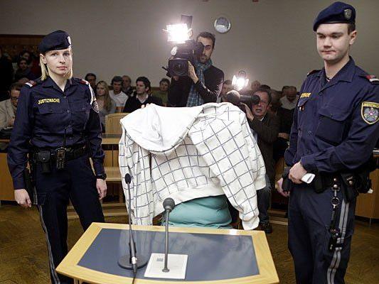 Die Angeklagte beim Prozess in Wien