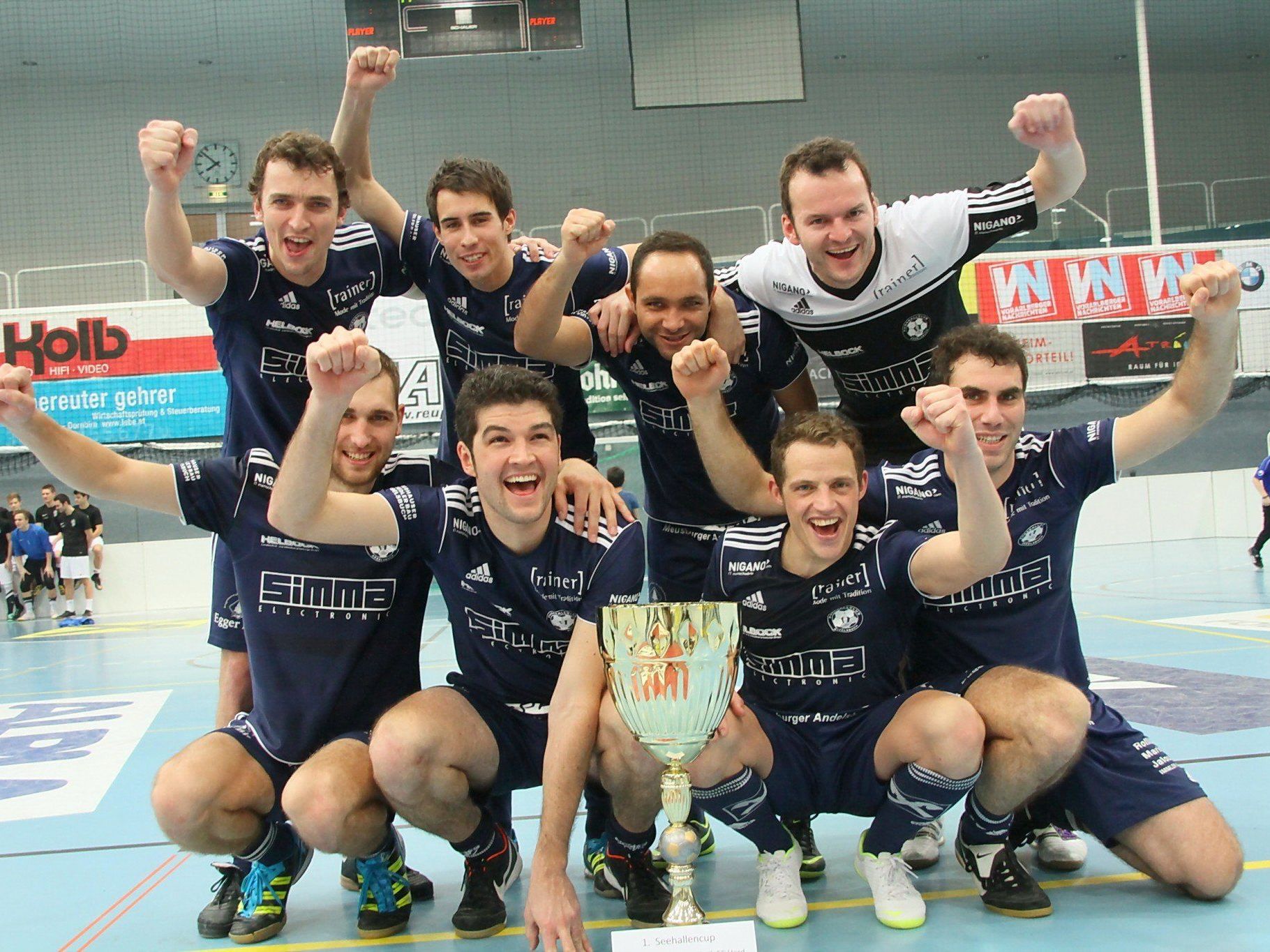 Andelsbuch stellt die beste Hallenmannschaft Vorarlbergs. Nach dem Sieg in Wolfurt blieben Bechter und Co. auch in Hard erfolgreich. Andelsbuch stellt die beste Hallenmannschaft Vorarlbergs. Nach dem Sieg in Wolfurt blieben Bechter und Co. auch in Hard erfolgreich.