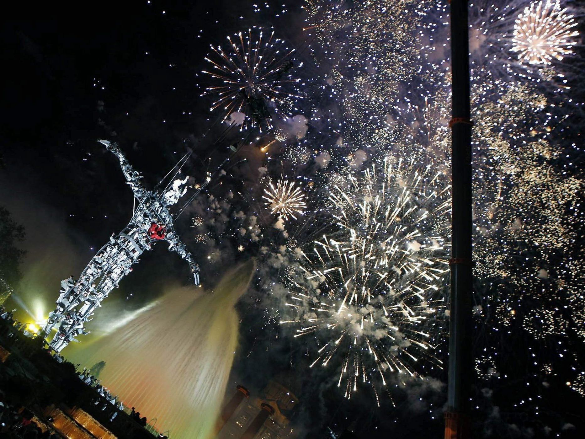 Silvester einmal rund um den Globus. Silvester einmal rund um den Globus.