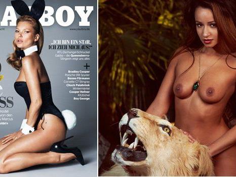 Vor dem Einzug ins Dschungelcamp ließ sich Gabby nackt im Playboy ablichten.