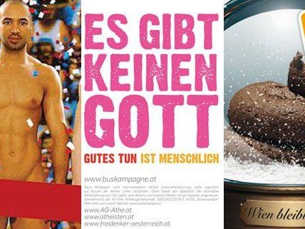 Unter anderem haben diese Plakate in Wien für Wirbel gesorgt. Unter anderem haben diese Plakate in Wien für Wirbel gesorgt.