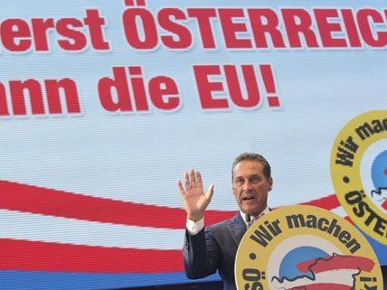 CH Strache beim Neujahrstreffen der FPÖ am Samstag. CH Strache beim Neujahrstreffen der FPÖ am Samstag.
