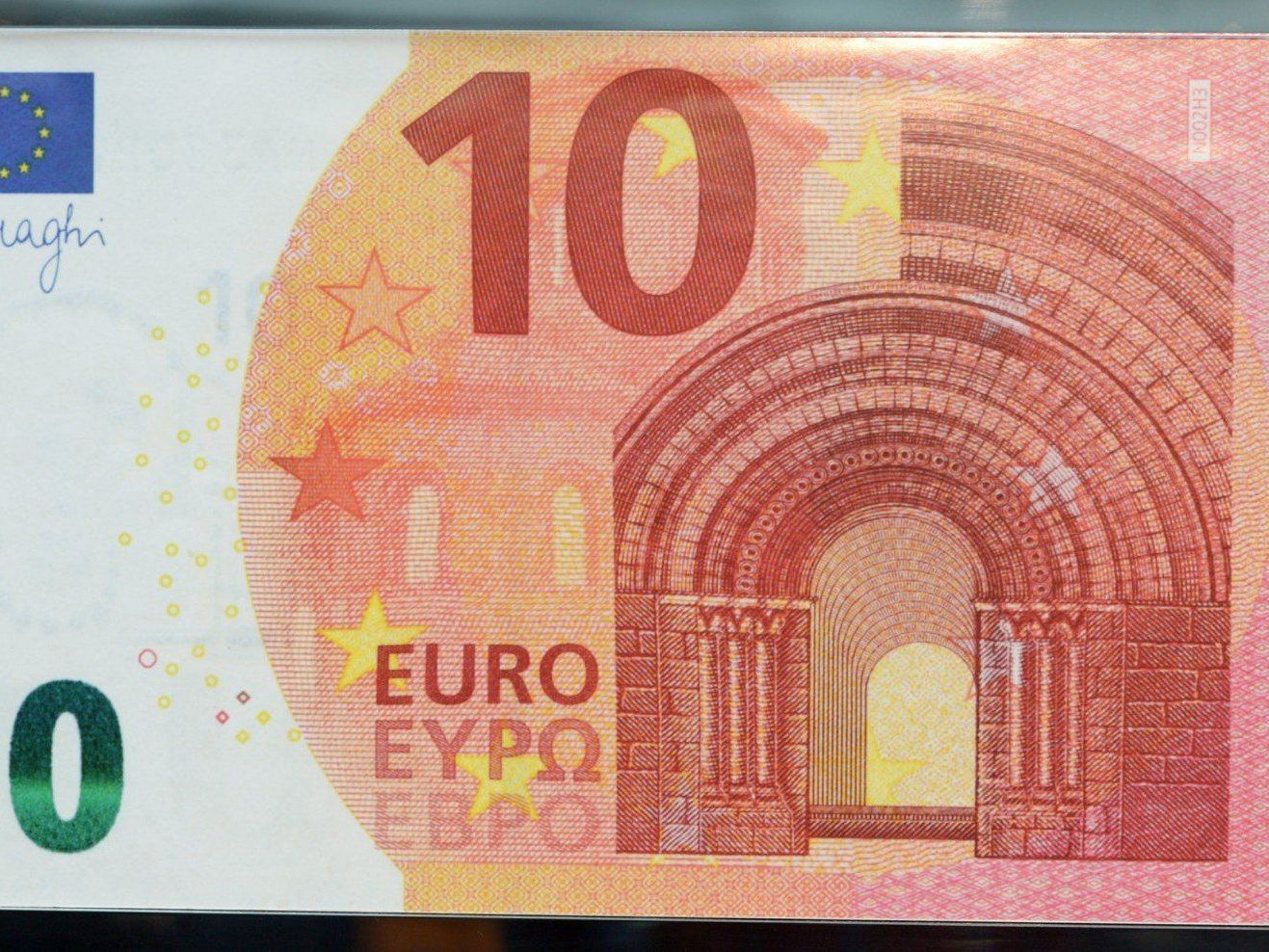 Die Gestaltung der neuen Zehn-Euro-Note orientiert sich zu großen Teilen am Vorgänger Die Gestaltung der neuen Zehn-Euro-Note orientiert sich zu großen Teilen am Vorgänger