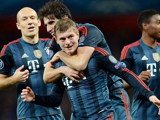 Toni Kroos traf zum 1:0 gegen Arsenal Toni Kroos traf zum 1:0 gegen Arsenal