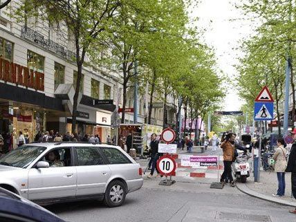 Wer darf wo hin: Verwirrung auf der Mariahilfer Straße Wer darf wo hin: Verwirrung auf der Mariahilfer Straße