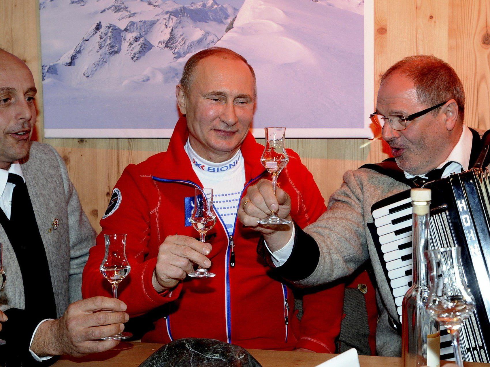 Putin zu Gast im "Austria Tirol Haus".
