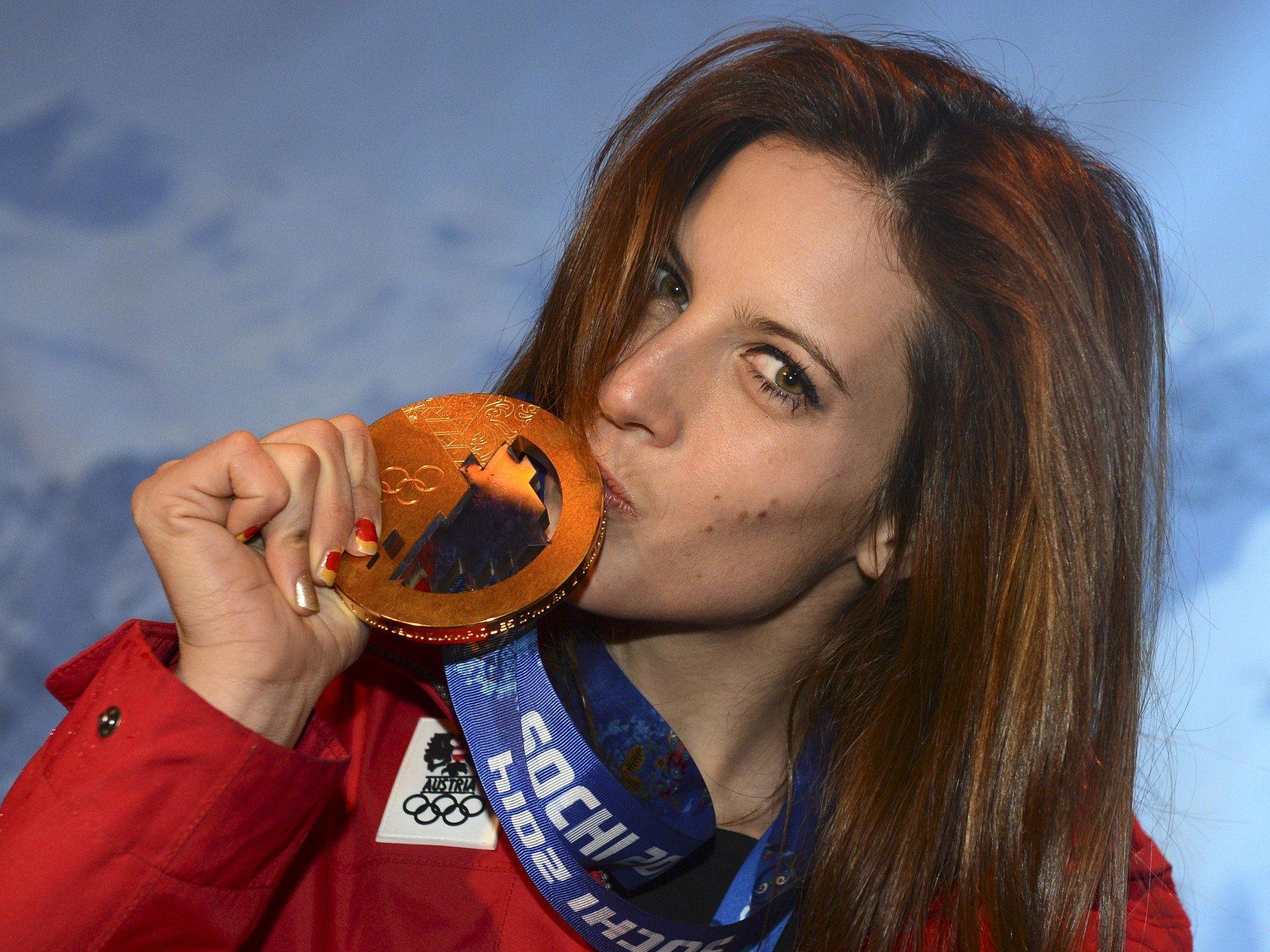 Julia Dujmovits holte erstmals Snowboard-Gold für Österreich.
