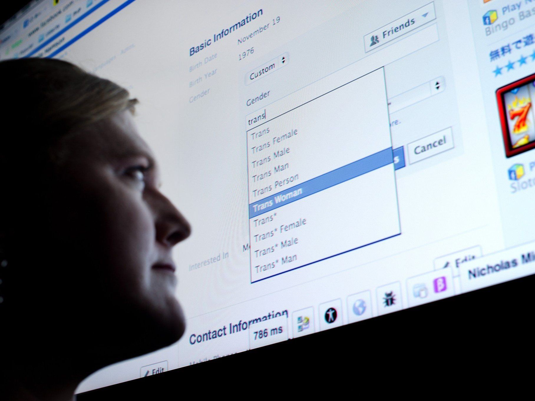 Facebook lässt weitere Geschlechtsbezeichnungen zu. Facebook lässt weitere Geschlechtsbezeichnungen zu.