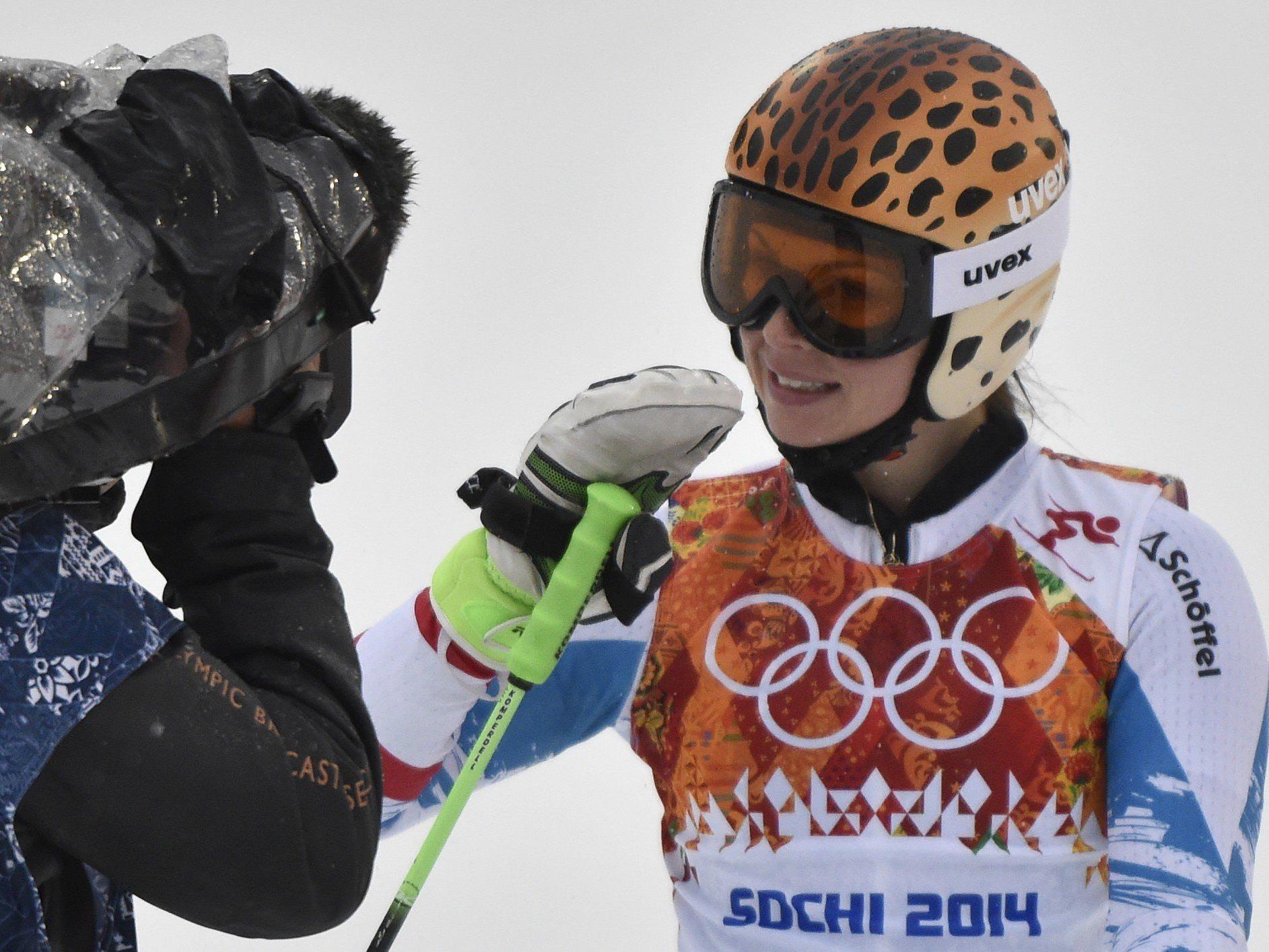 Für Fenninger war es die zweite Medaille bei den Winterspielen in Russland nach Gold im Super-G.