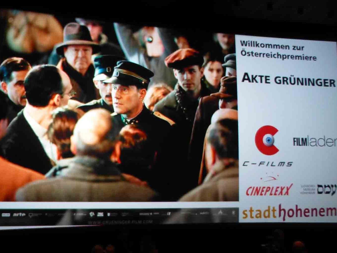 Die Österreich-Premiere der "Akte Grüninger" lief vor einem bis auf den letzten Platz gefüllten Saal.