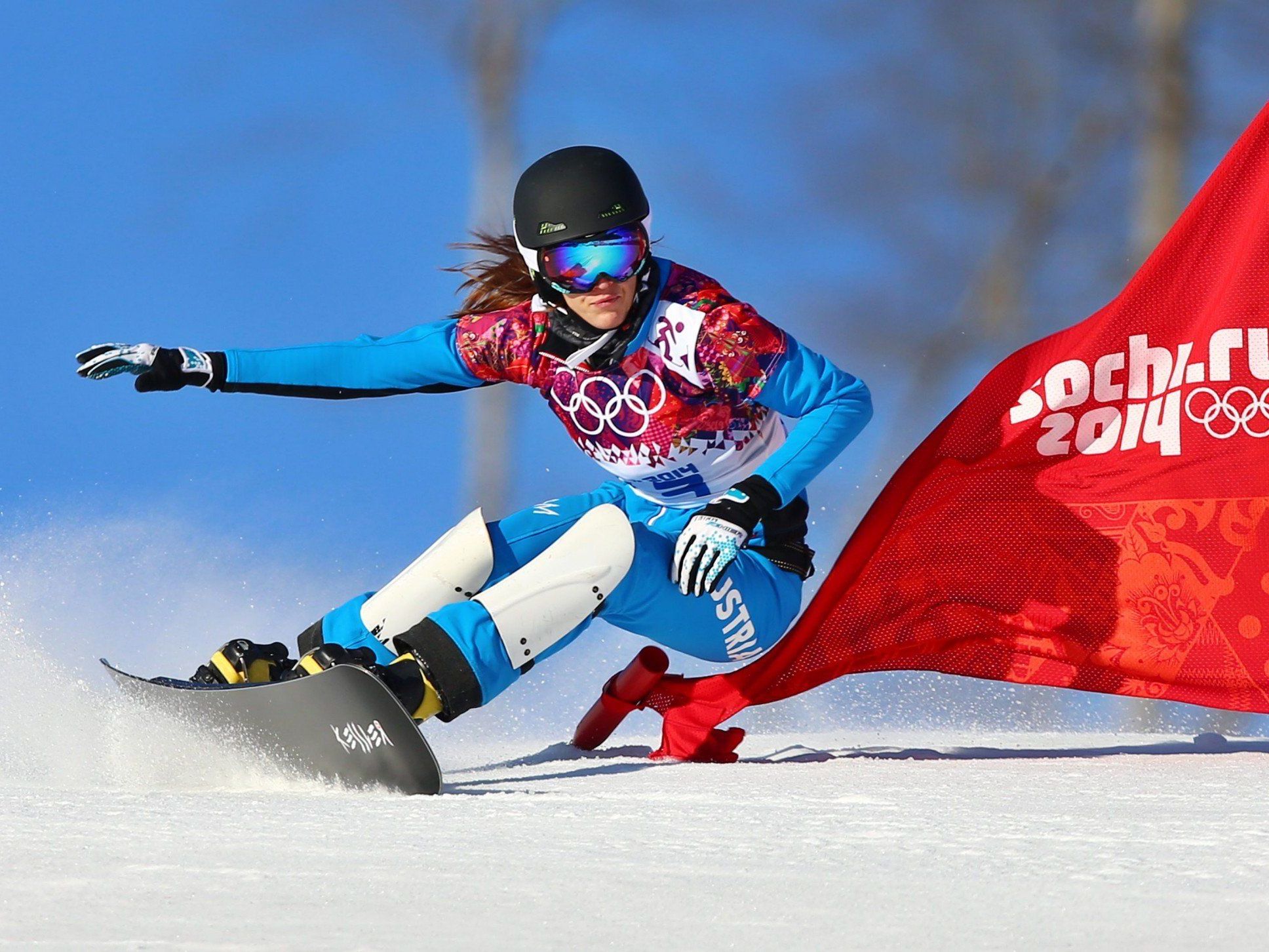 Snowboarderin Dujmovits holte Gold im Parallel-Slalom. Snowboarderin Dujmovits holte Gold im Parallel-Slalom.