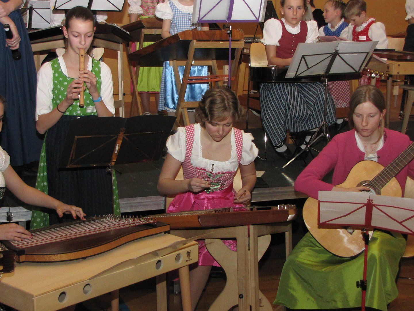 22 Ensembles begeisterten beim Schlusskonzert in Lingenau. 22 Ensembles begeisterten beim Schlusskonzert in Lingenau.