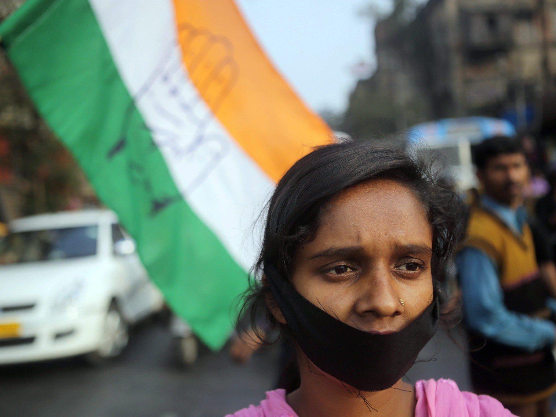 In Indien finden immer wieder Proteste gegen Massenvergewaltigungen an Frauen statt.