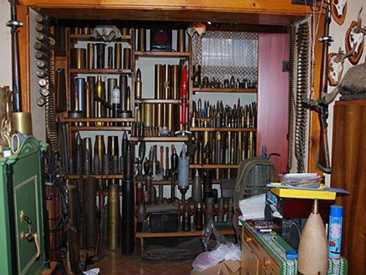 Das Waffenlager in Tulln Das Waffenlager in Tulln