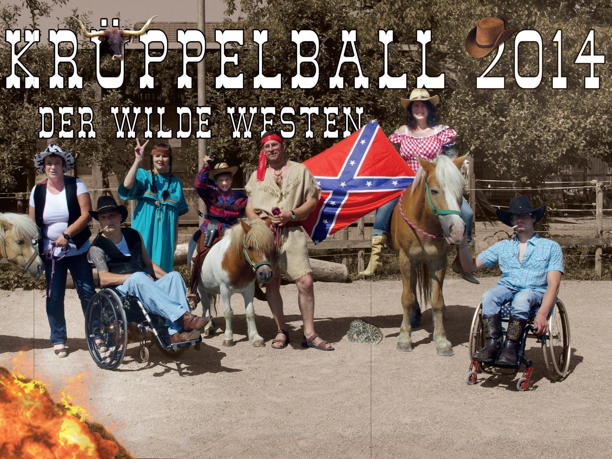 „Der Wilde Westen“ lautet das Motto beim 6. Krüppelball am 7. Februar 2014.