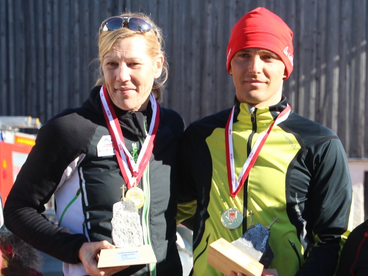 Dagmar Fink und die beiden Sutter holten sich den Landesmeistertitel im Langlauf in Schoppernau. Dagmar Fink und die beiden Sutter holten sich den Landesmeistertitel im Langlauf in Schoppernau.