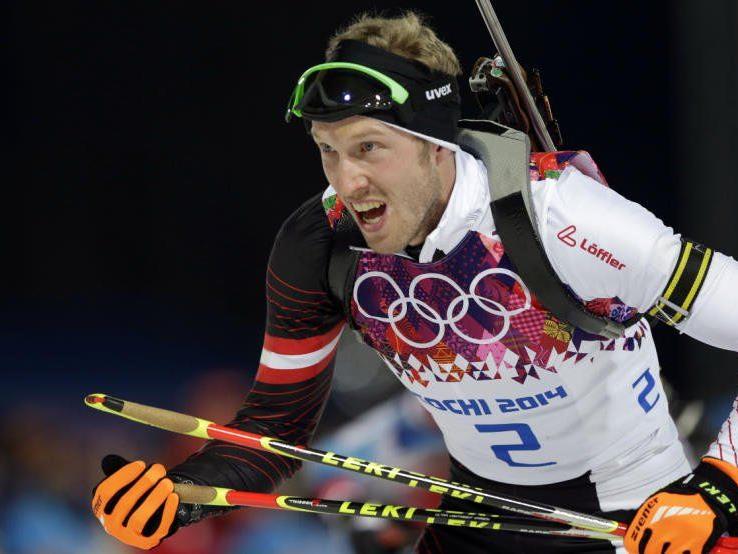 Pech für Dominik Landertinger bei der Biathlon-Verfolgung