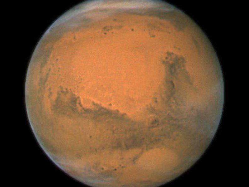 Rückreise vom Roten Planeten: besondere Konstellation zwischen Erde und Mars nötig.