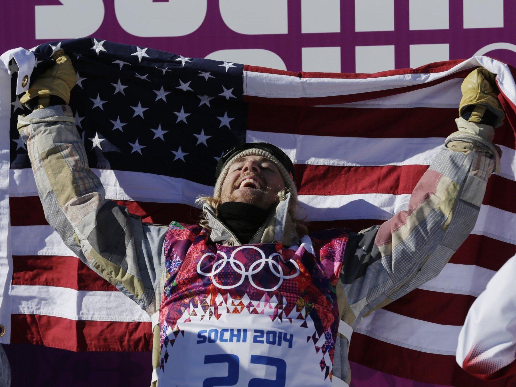 Slopestyle Herren: Die erste Goldmedaille in Sotschi geht an die USA.